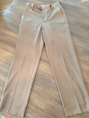 Lauren Ralph Lauren Boys Size 10R Tan Dress Pants 25” Waist